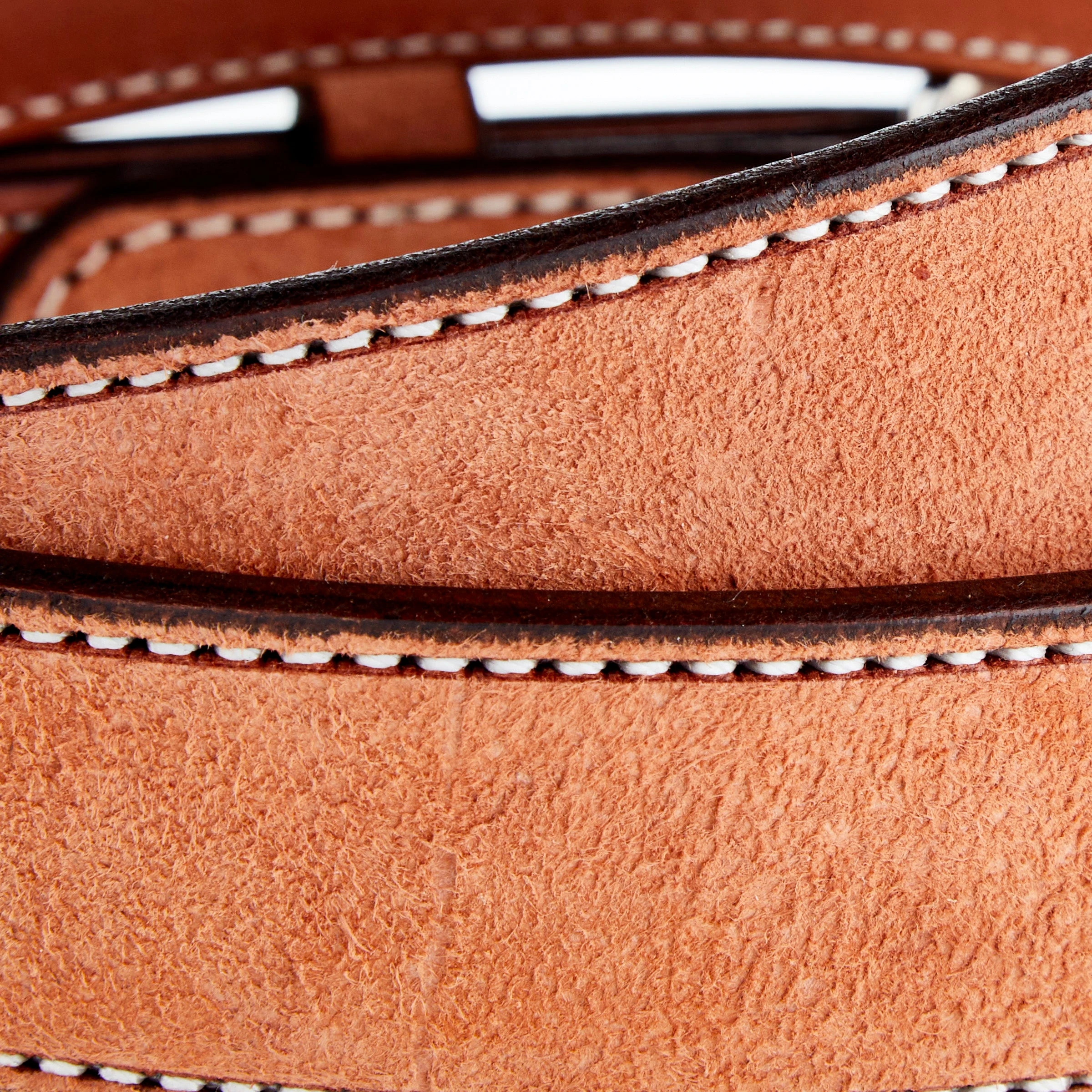 Texas Saddlery Mahogany Roughout Belt 2 Texas Saddlery Mahogany Roughout Belt - Image 2