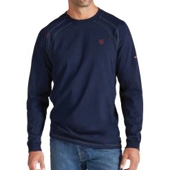 Ariat Men's Flame Resistant Khaki Work Crew Shirt