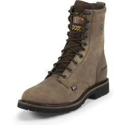 JUSTIN BOOT COMPANY Men's Justin Wyoming Waterproof Steel Toe Work Boots