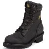 Chippewa Footwear Men's Black Oiled Waterproof Insulated Composition Rubber Toe Boot