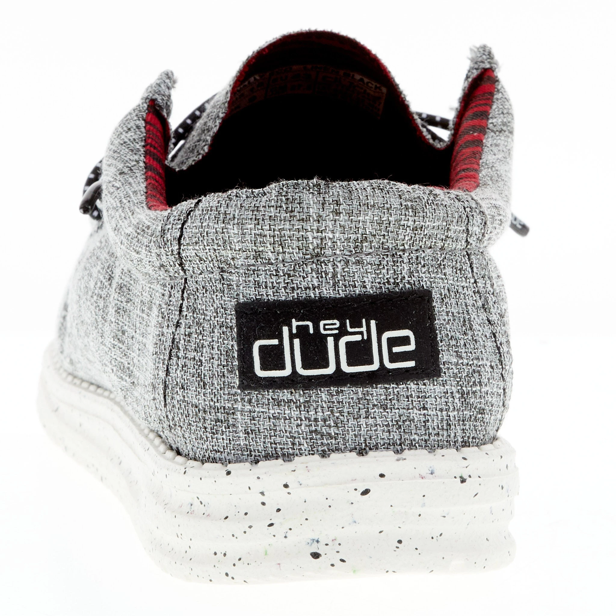 Heydude Men's Hey Dude Wally Eco Linen Black Casual Shoe 4 Heydude Men's Hey Dude Wally Eco Linen Black Casual Shoe - Image 4