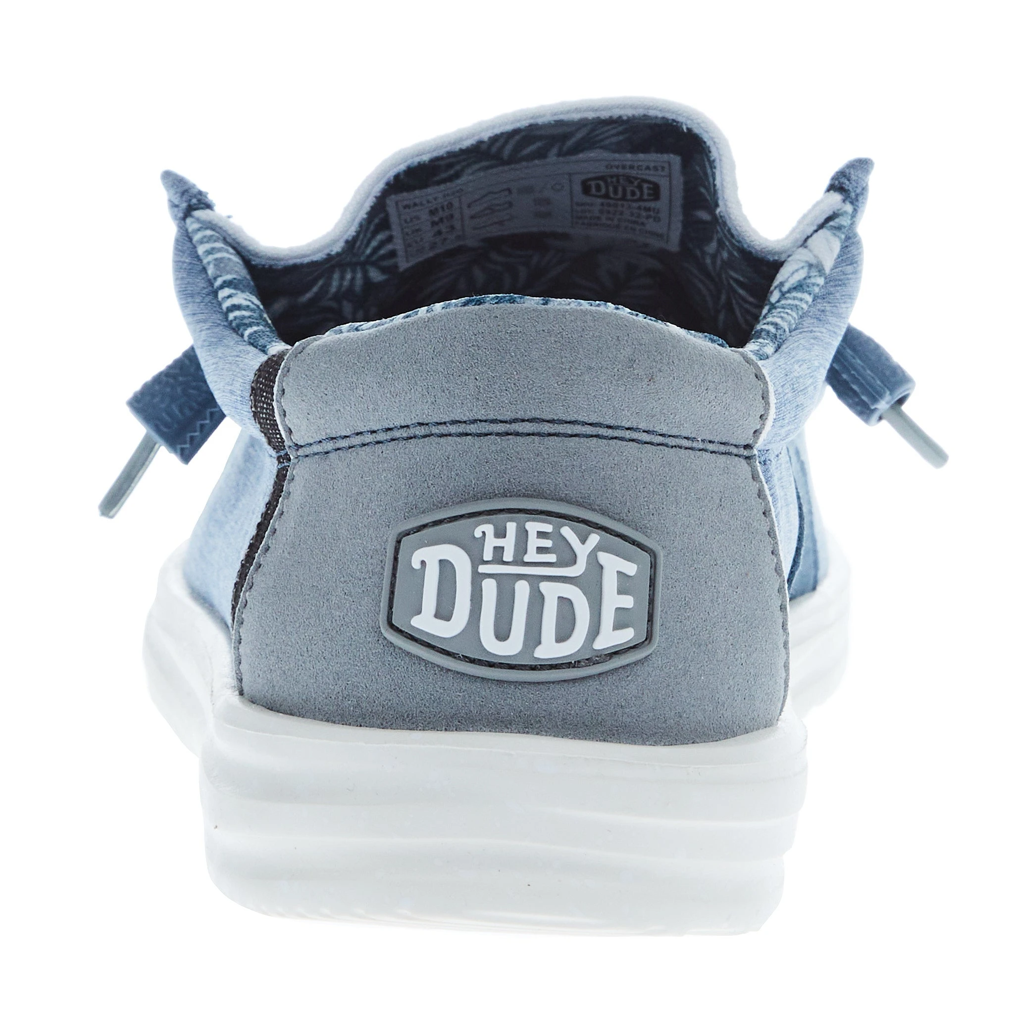 Heydude Men's Hey Dude Wally H2O Blue Overcast Casual Shoe 4 Heydude Men's Hey Dude Wally H2O Blue Overcast Casual Shoe - Image 4