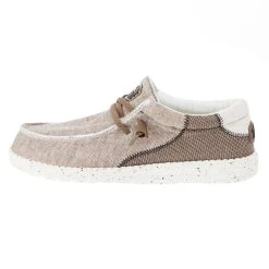 Heydude Men's Hey Dude Wally Stitch Teak Casual Shoe -jeans shop 40021 1IU 03