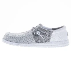 Heydude Men's Hey Dude Wally Tri Stone White Casual Shoe -jeans shop 40037 1KA 03