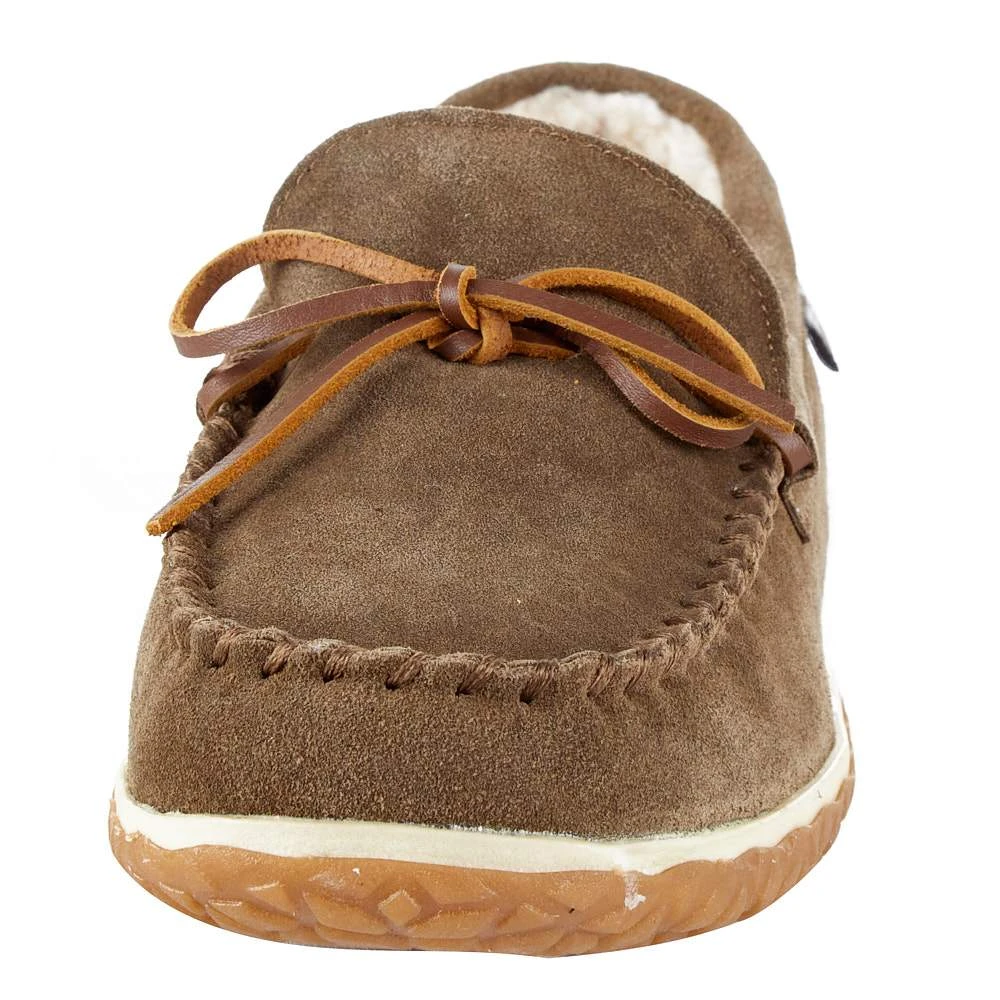 Minnetonka Men`s Taft Autumn Brown Slipper 2 Minnetonka Men`s Taft Autumn Brown Slipper - Image 2