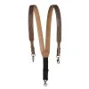 Mf Western Products Men's M&F Western Gallus Ostrich Print Tan Suspenders
