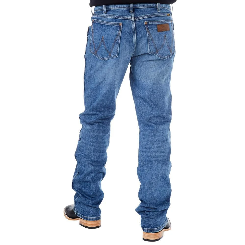 Wrangler Men's Retro Green Slim Boot Haze Wash 3 Wrangler Men's Retro Green Slim Boot Haze Wash - Image 3