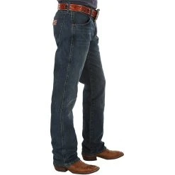 Wrangler Men's Retro Slim Fit River Wash Jeans -jeans shop 77MWZRW side
