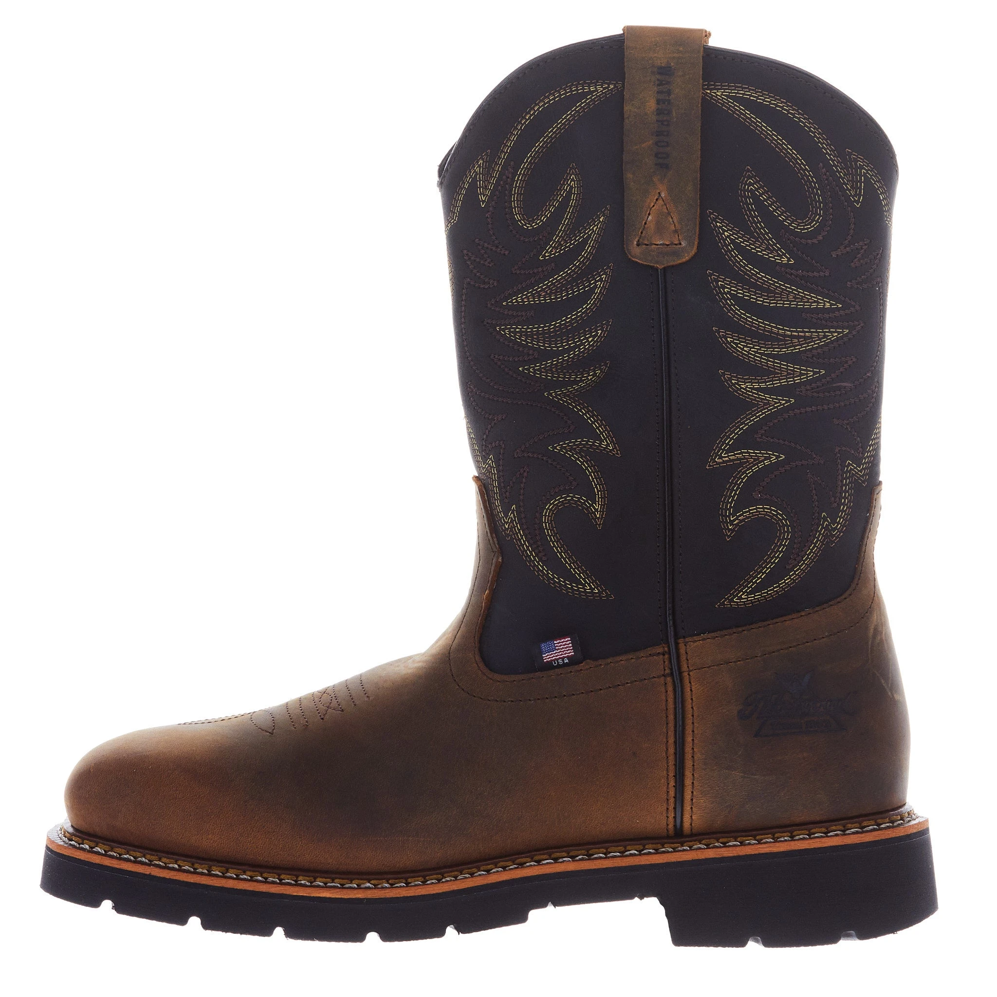 Weinbrennerusa Men's Thorogood Waterproof Square Toe Wellinton Crazyhorse Steel Toe Boot 3 Weinbrennerusa Men's Thorogood Waterproof Square Toe Wellinton Crazyhorse Steel Toe Boot - Image 3