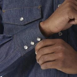 Wrangler Mens FR Flame Resistant Long Sleeve Twill Work Shirt -jeans shop 81JTf9pqGlL