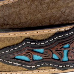 Gem Dandy Accessories Roper Men's Belt With Turquoise Inlay Tabs 5 Gem Dandy Accessories Roper Men's Belt With Turquoise Inlay Tabs -jeans shop 8633500 210 1