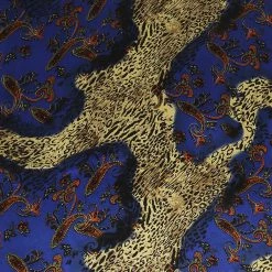 Wyoming Traders Men's Paisley Peacock Charmeuse Silk Wild Rag