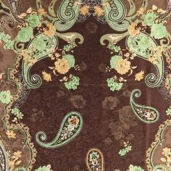 Wyoming Traders Men's Hickory Mint Charmeuse Silk Wild Rag