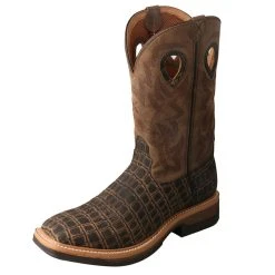 Twisted X Mens Caiman Print Work Boot