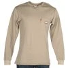 Rasco Fr Mens Long Sleeve FR Khaki Tee Shirt