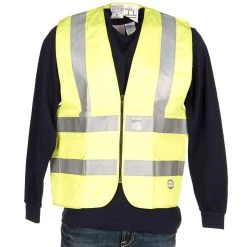 Rasco Fr Mens Hi Visibility FR Vest W/Pockets