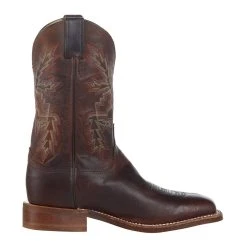 Justin Boots Jusitn Mens Bender Dark Brown Cowhide 11in Square Toe Boot -jeans shop BR5348 5