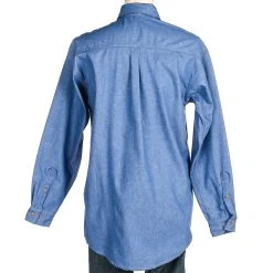 Rasco Fr Men's Chambray Flame Resistant Work Shirt -jeans shop CBFR703 41
