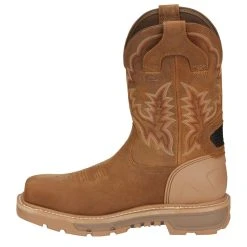 Justin Boots Men's Commander Montana Rust Waterproof 11in. Nano Composite Work Boot -jeans shop CR2124 2