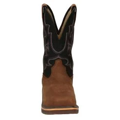 Justin Boots Men's Russett Resistor Caramel 13in. Black H20 Nano Comp Work Boot -jeans shop CR4012 11