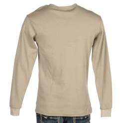 Rasco Fr Mens Long Sleeve FR Khaki Tee Shirt 7 Rasco Fr Mens Long Sleeve FR Khaki Tee Shirt -jeans shop FR0501KH 3