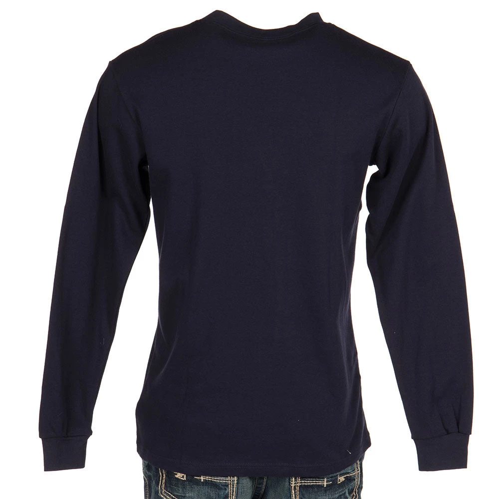 Rasco Fr Mens Long Sleeve FR NavyTee Shirt 4 Rasco Fr Mens Long Sleeve FR NavyTee Shirt - Image 4
