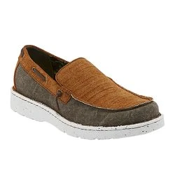 Justin Boot Company Men's Justin Wake Ash Camel Combo Stretch Canvas Boat Shoe 8 Justin Boot Company Men's Justin Wake Ash Camel Combo Stretch Canvas Boat Shoe -jeans shop JM320 3