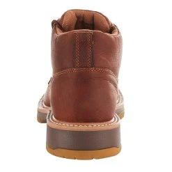 Wrangler Footwear Men's Wrangler Cinnamon 4' Square Moc Toe Lace Up Casual -jeans shop KMC0008 3