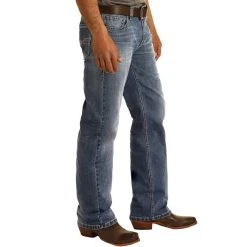 Rock N Roll Cowboy Men's And Double Barrel Light Wash Jeans -jeans shop M0S7716 21