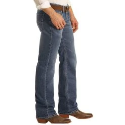 Rock N Roll Cowboy Men's Vintage 46 Pistol Straight Reflex Jeans -jeans shop M1P2794 2