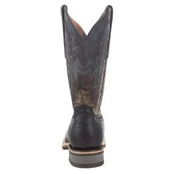 Lucchese Men`s Rudy Black Anthracite Grey 13in Top Square Toe Boot -jeans shop M4095.wf 4