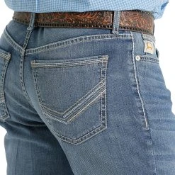 Cinch Men's Ian Medium Stonewash Jeans 5 Cinch Men's Ian Medium Stonewash Jeans -jeans shop MB56436001 02