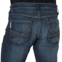 Cinch Mens Ian Dark Stonewash Jean -jeans shop MB65436001 IND 3