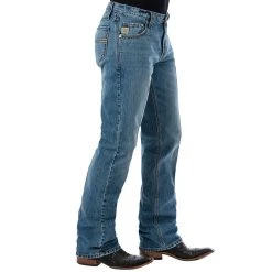 Cinch Men's Carter 2.0 Medium Wash Relaxed Fit Mid Rise Boot Cut Jeans -jeans shop MB71934007 2