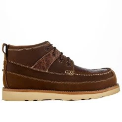 Men`s Twisted X 4` Distressed Saddle Cognac Elephant Nano Toe Wedge Work Boot -jeans shop MCAN002 4
