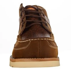 Men`s Twisted X 4` Distressed Saddle Cognac Elephant Nano Toe Wedge Work Boot -jeans shop MCAN002 5