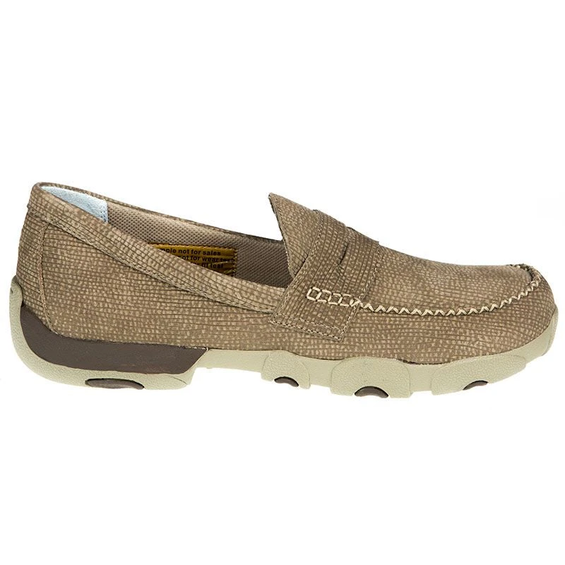 Twisted X Men's Dusty Grey Slip-On Boat Shoe 2 Twisted X Men's Dusty Grey Slip-On Boat Shoe - Image 2