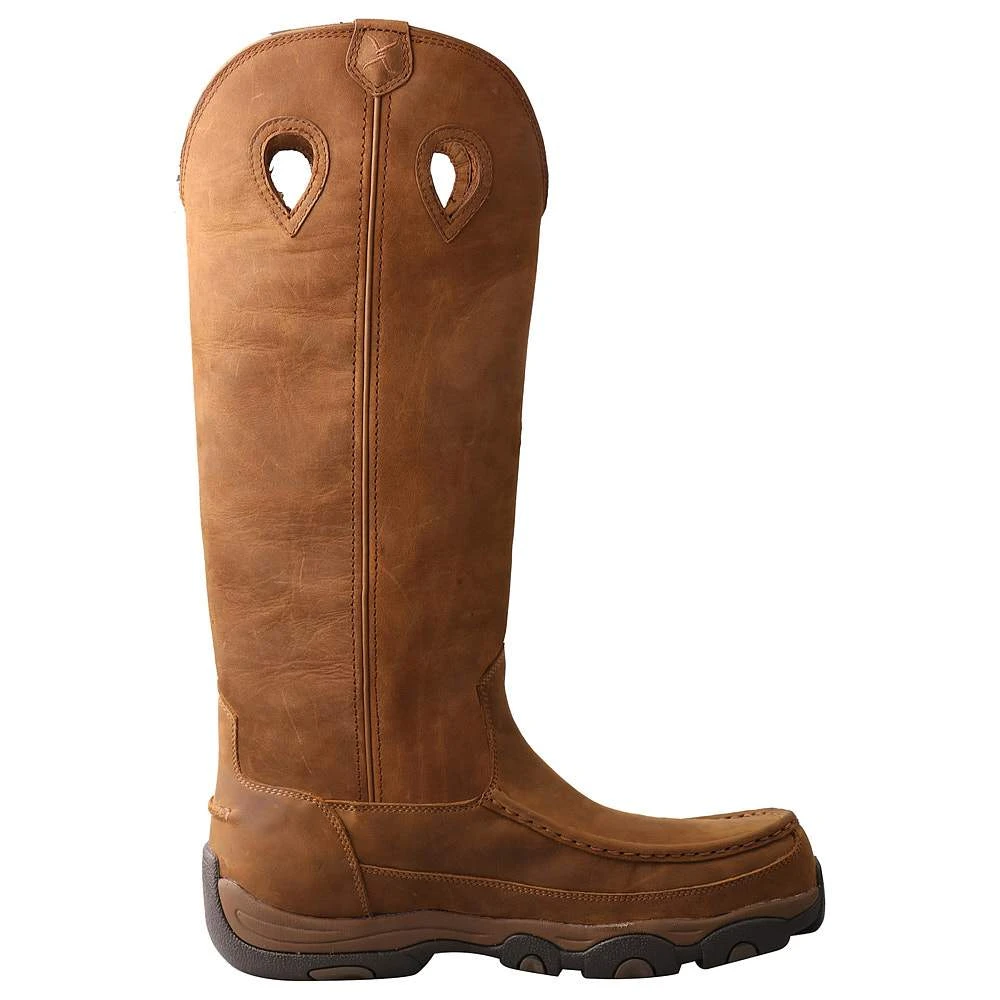 Twisted X Men's Distressed Saddle H2O ViperGuard 17in. Snake Boot 5 Twisted X Men's Distressed Saddle H2O ViperGuard 17in. Snake Boot - Image 5
