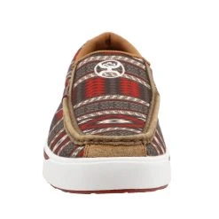 Twisted X Men's Hooey Red Aztec Slip On Loper Casual Shoes -jeans shop MHYC023 2
