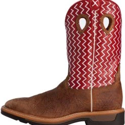 Twisted X Men's Distressed Saddle Shoulder Steel Toe Lite Weight Cowboy Work Boots -jeans shop MLCS001 3