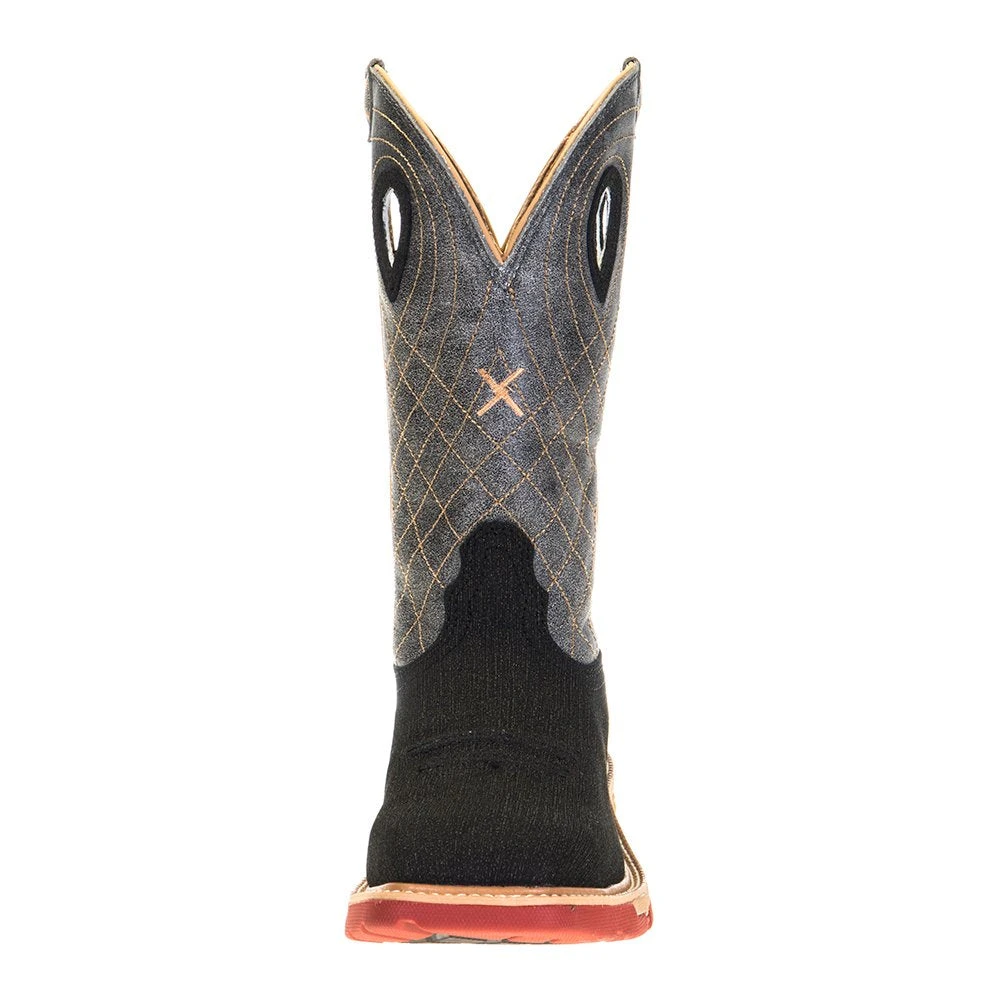 Twisted X Men's Rubberized Brown 12in. Grey CellStretch Alloy Toe Work Boots 2 Twisted X Men's Rubberized Brown 12in. Grey CellStretch Alloy Toe Work Boots - Image 2