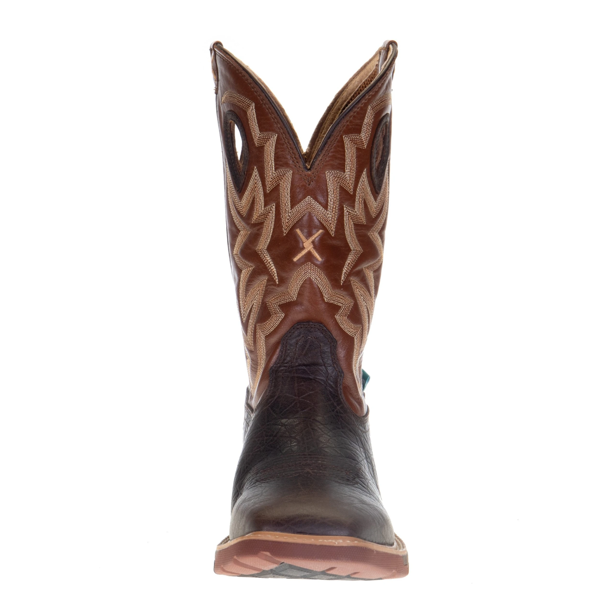 Twisted X Men's Smokey Chocolate 12in. Spice Top Soft Toe Work Boot 2 Twisted X Men's Smokey Chocolate 12in. Spice Top Soft Toe Work Boot - Image 2