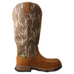Twisted X Men's Brown 17in. Mossy Oak Bottomland Top Snake Boot -jeans shop MXCBWS1 3