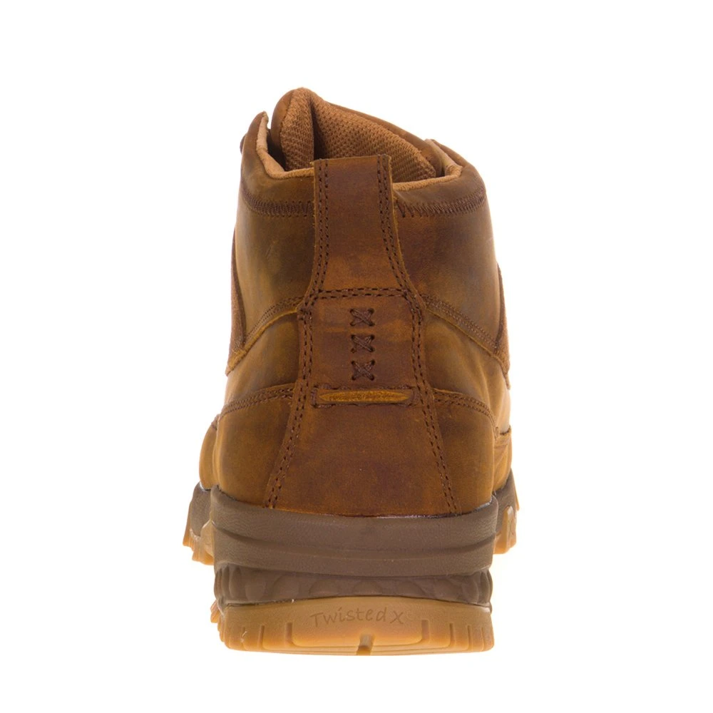 Twisted X Men's Oiled Saddle 4in. Comp Toe Lace Up Work Boot 4 Twisted X Men's Oiled Saddle 4in. Comp Toe Lace Up Work Boot - Image 4