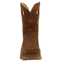 Twisted X Men's Distressed Saddle Nano Toe Pull On Work Boot -jeans shop MXCNM01 04