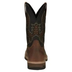 Justin Boots Men`s Stampede Bolt Pecan Water Buffalo 11` Black Water Buffalo Soft Toe -jeans shop SE4112 4