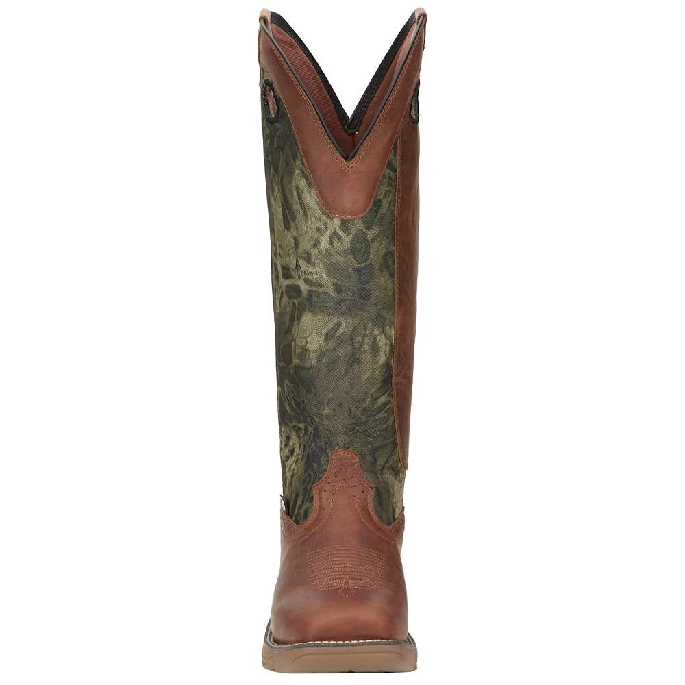 Justin Boots Men's Stampede Rush Strike Russet Woodlands Camo Snake Boot 2 Justin Boots Men's Stampede Rush Strike Russet Woodlands Camo Snake Boot - Image 2