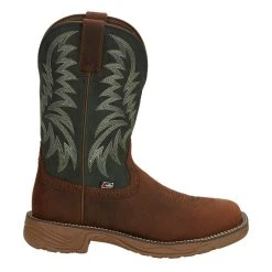 Justin Boots Men's Pecan Brown Water Buffalo 11 Forest Green Top Work Boot 9 Justin Boots Men's Pecan Brown Water Buffalo 11 Forest Green Top Work Boot -jeans shop SE7401 5