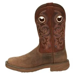 Justin Boots Men's Peanut Tan Water Buffalo 11in. Bronze Orange Top Work Boot -jeans shop SE7402 3