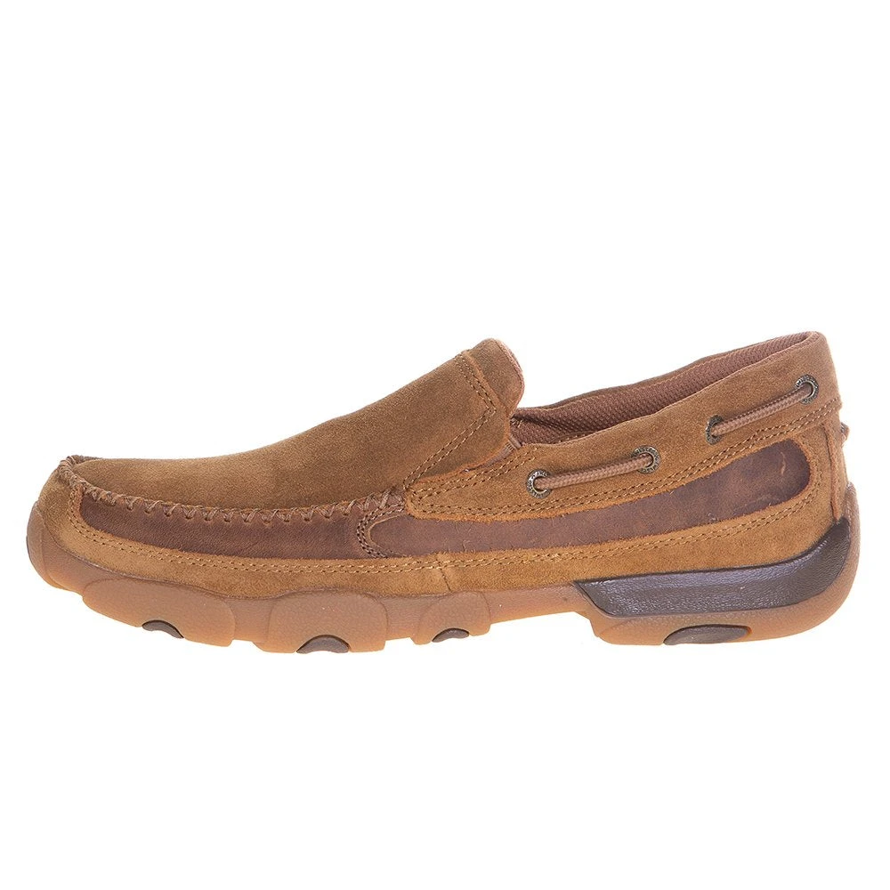 Twisted X Men's Twisted X Tan Suede Slip On Casual Shoe 3 Twisted X Men's Twisted X Tan Suede Slip On Casual Shoe - Image 3